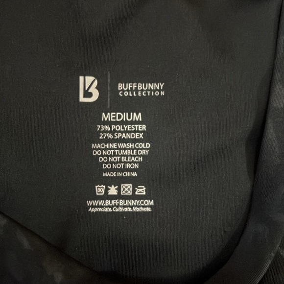 BuffBunny Black Leopard Sports Bra - Picture 3 of 3